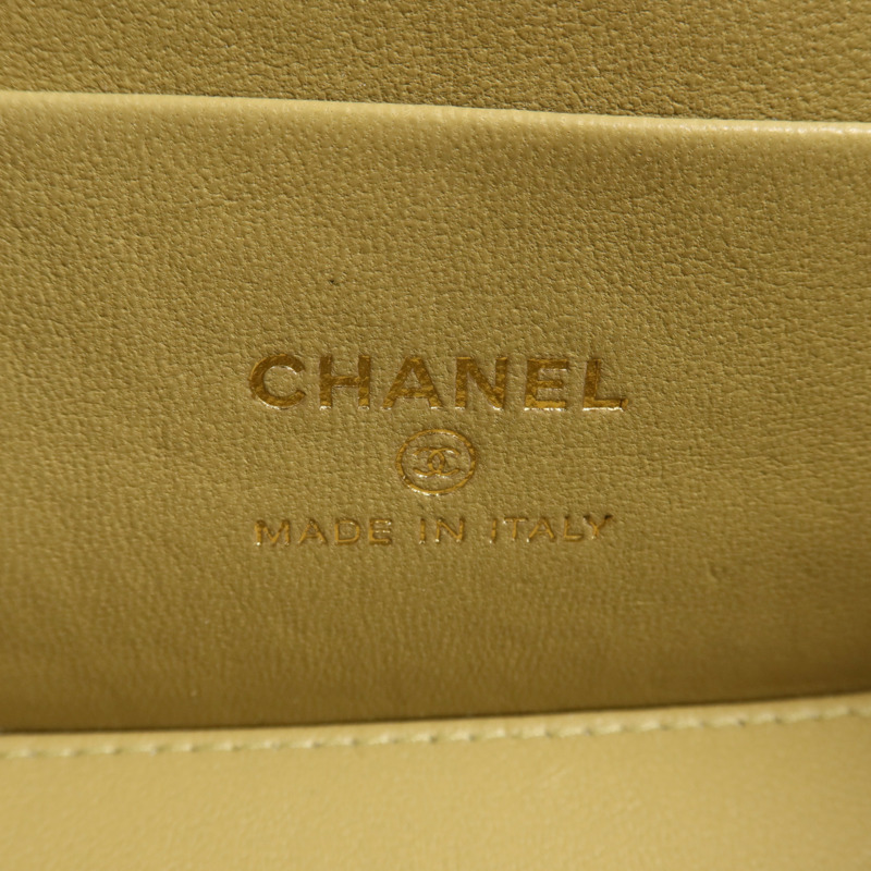 CHANEL 羊皮皮革Vanity Case金扣手挽肩背兩用袋-10