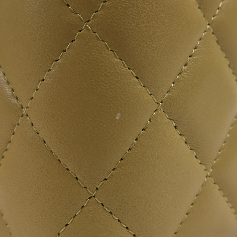 CHANEL 羊皮皮革Vanity Case金扣手挽肩背兩用袋-13