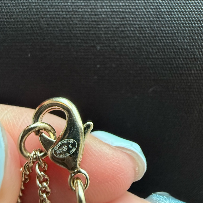 💖Chanel 25K 蝴蝶結項鍊 CC墜飾💖 超美 全新✨現貨-4