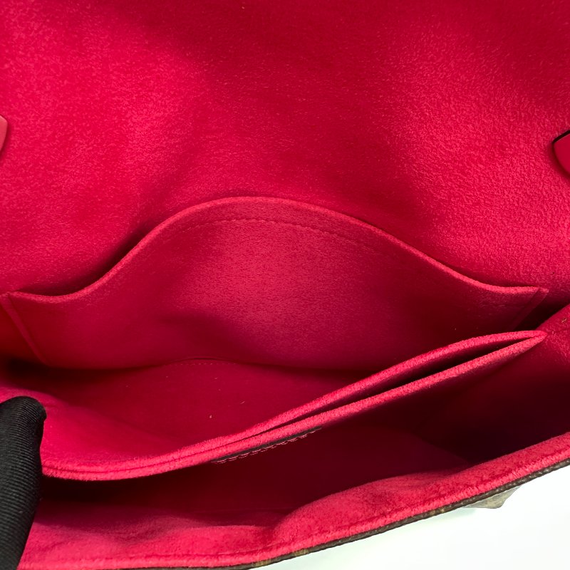 路易威登 LV Saint Michel Monogram 撞色皮革斜背包-8