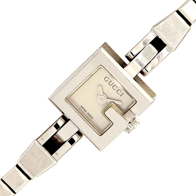 Gucci 女士 G Mini 102 手錶 YA102535 不鏽鋼石英錶帶-0