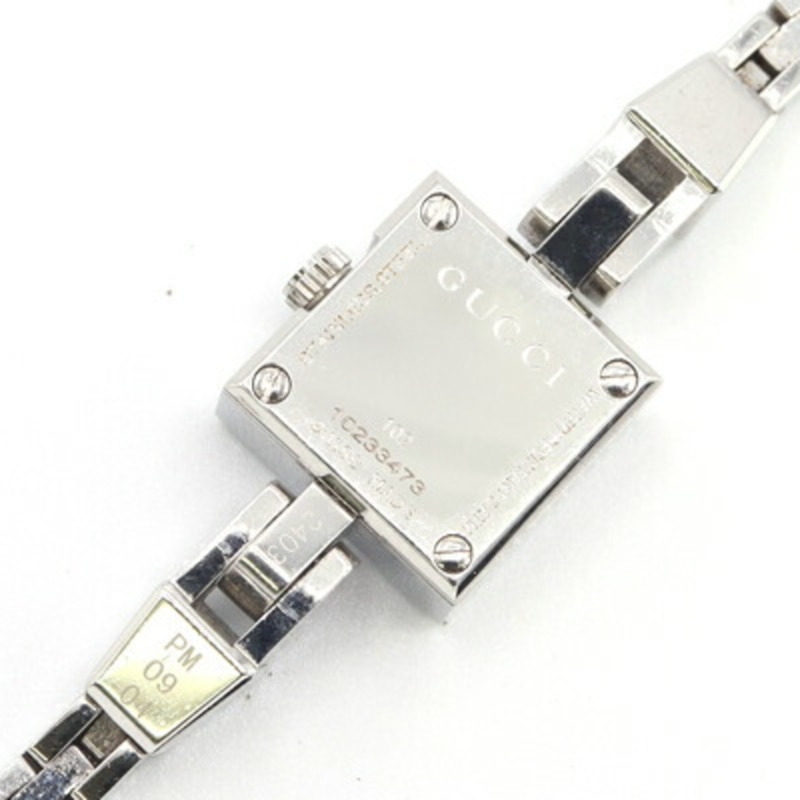 Gucci 女士 G Mini 102 手錶 YA102535 不鏽鋼石英錶帶-3