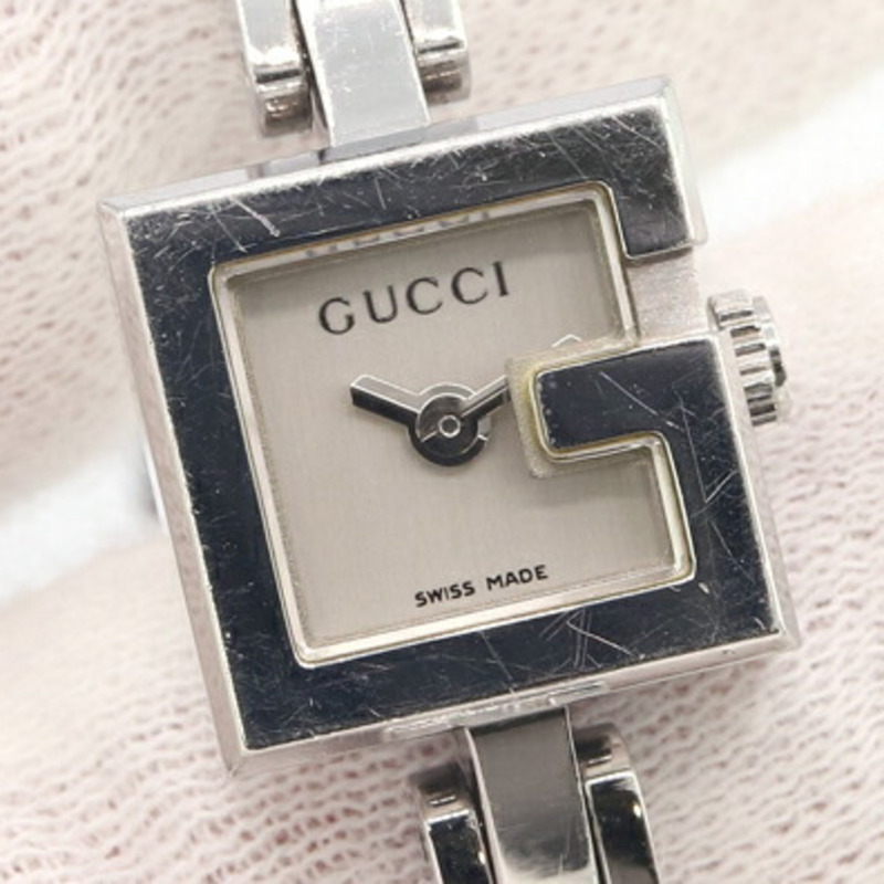 Gucci 女士 G Mini 102 手錶 YA102535 不鏽鋼石英錶帶-4