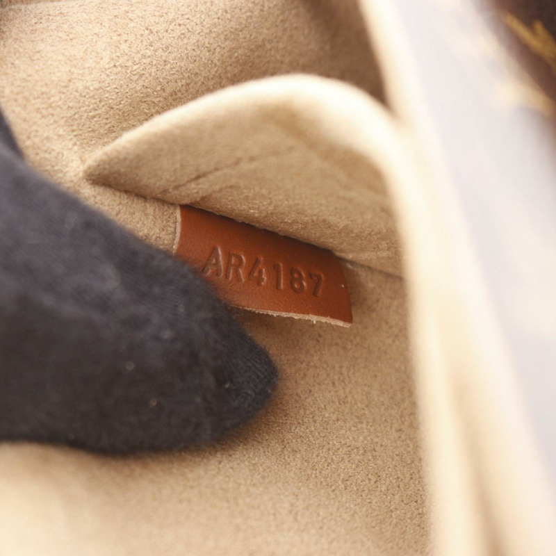 路易威登 Marignan 手提包，塗層帆布和皮革，Monogram 圖案，女士，棕褐色，M44257-4