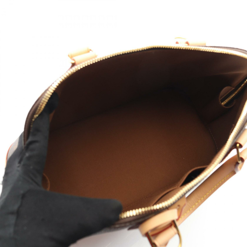 路易威登 Alma 手提包 M53151 Monogram 帆布皮革棕色二手女士 LV-2