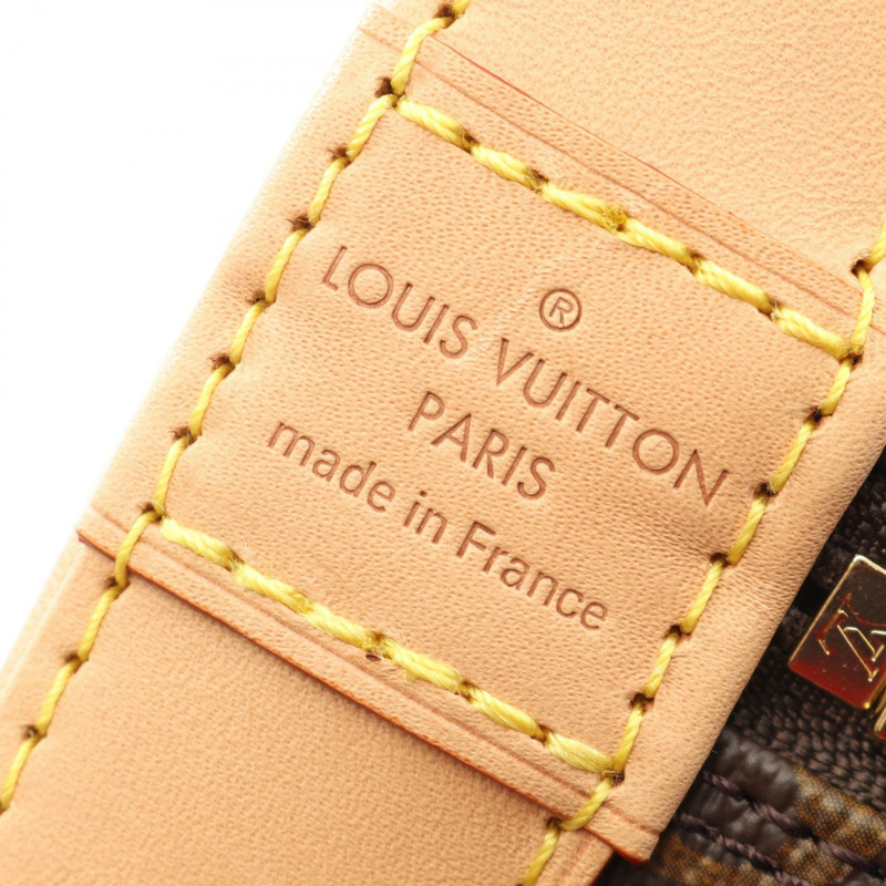 路易威登 Alma 手提包 M53151 Monogram 帆布皮革棕色二手女士 LV-3