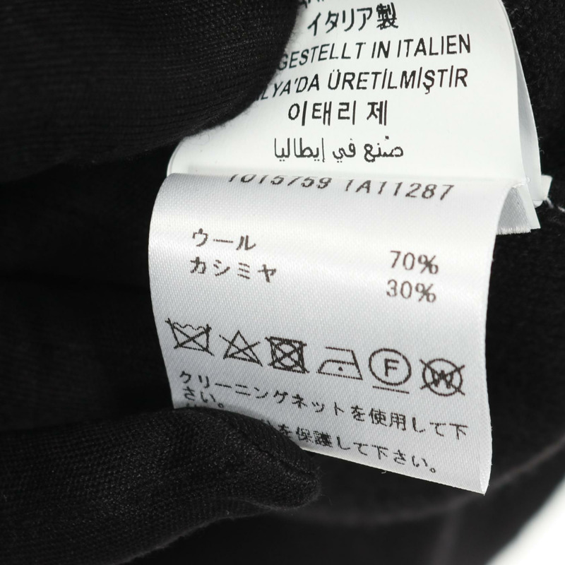 范思哲美杜莎洋裝 #40 無袖羊毛羊絨黑色二手女裝-3