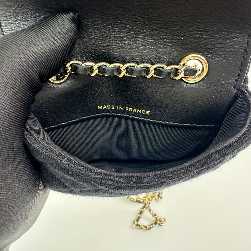 香奈兒經典菱格紋腰包 搭配鏈條肩帶 迷你款 女士款-6