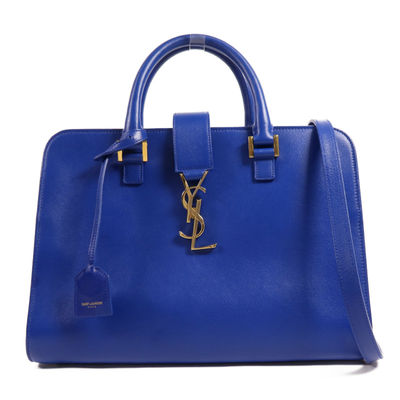 SAINT LAURENT 牛皮皮革Small Cabas金扣手挽肩背兩用袋-0