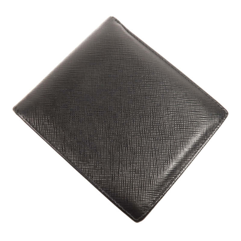 PRADA 牛皮皮革Wallet銀扣錢包-3