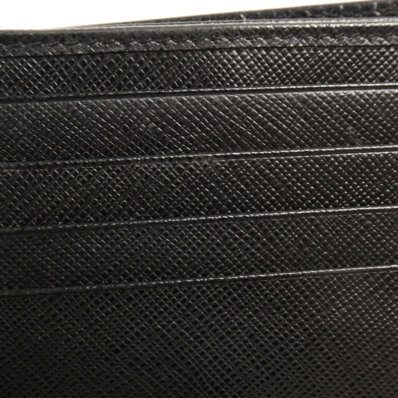 PRADA 牛皮皮革Wallet銀扣錢包-12
