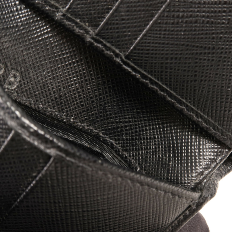 PRADA 牛皮皮革Wallet銀扣錢包-13