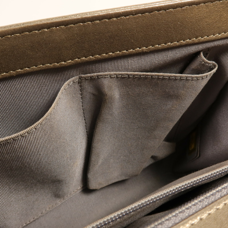 CHANEL 羊皮皮革Boy 28鏈帶肩背袋-15