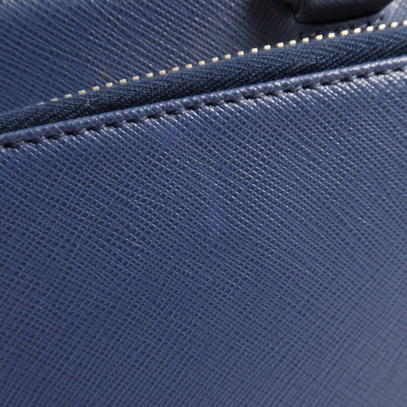 PRADA 牛皮皮革Briefcase銀扣公事包-15