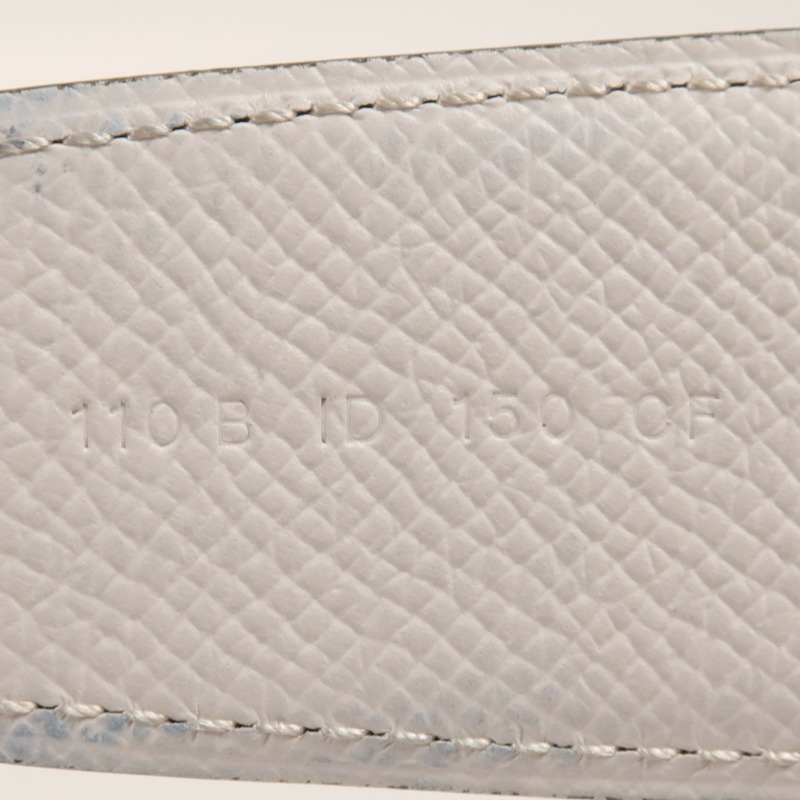 HERMES Epsom皮革Belt 110銀扣皮帶Gold-7