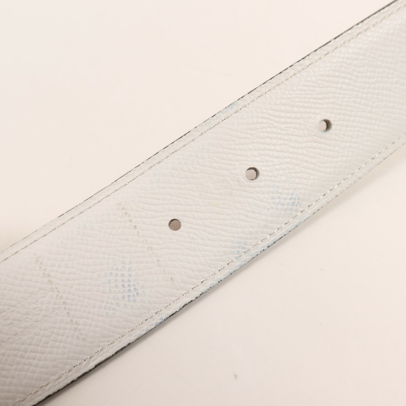 HERMES Epsom皮革Belt 110銀扣皮帶Gold-9