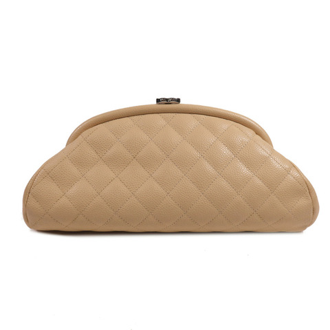 CHANEL 牛皮皮革Timeless Clutch Bag銀扣手拿包