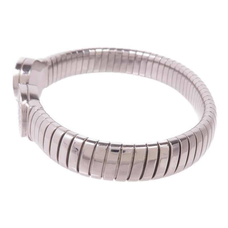 BVLGARI 不鏽鋼Tubogas Diamond Bracelet鑽石手鐲-1