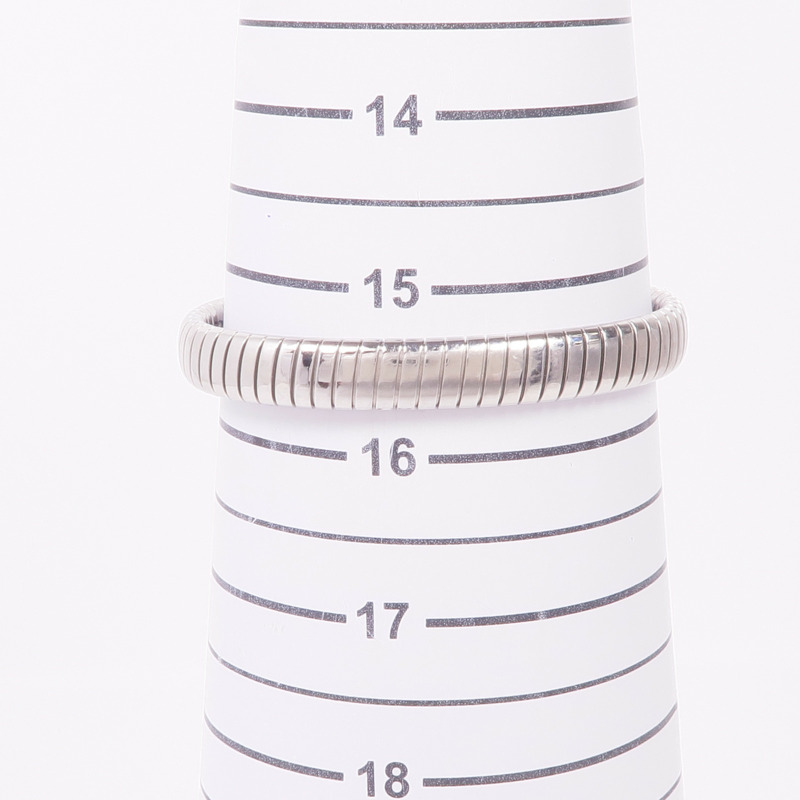 BVLGARI 不鏽鋼Tubogas Diamond Bracelet鑽石手鐲-9