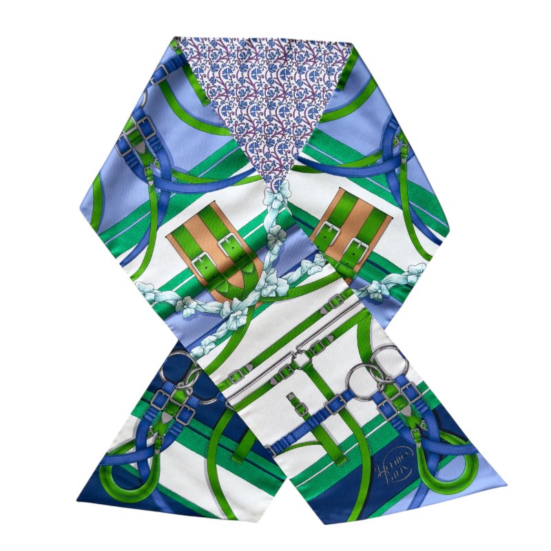 HERMES Maxi twilly cut 長絲巾-4