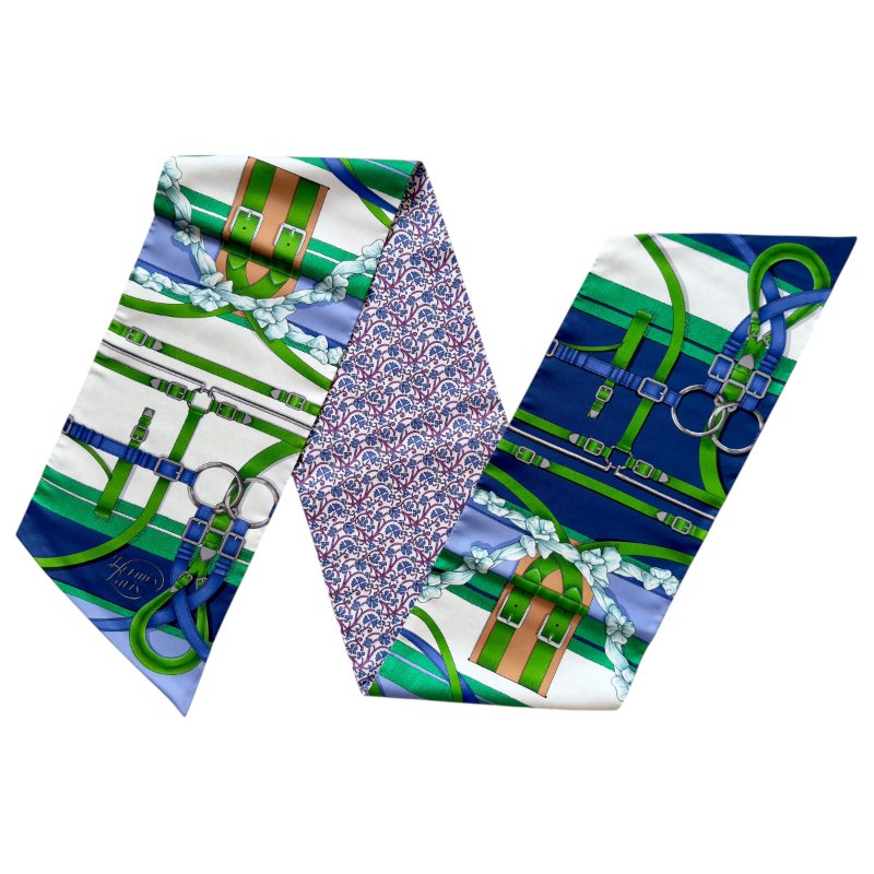 HERMES Maxi twilly cut 長絲巾-5