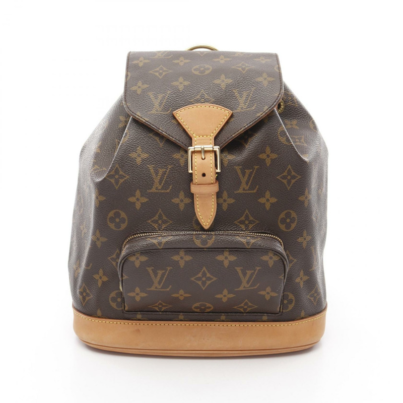 路易威登 Montsouris MM 雙肩包 M51136 Monogram 帆布 二手 LV-0
