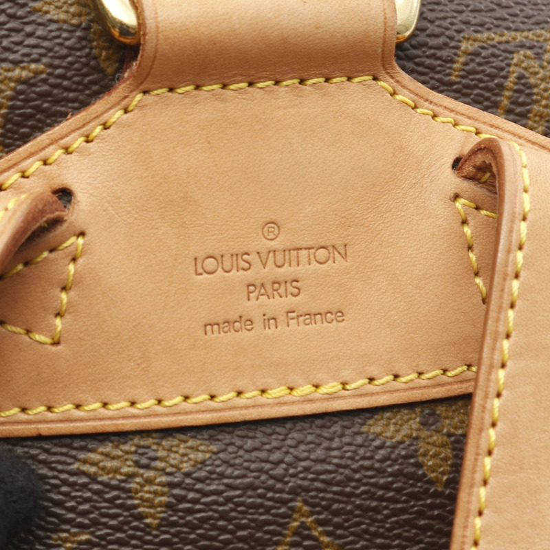 路易威登 Montsouris MM 雙肩包 M51136 Monogram 帆布 二手 LV-3