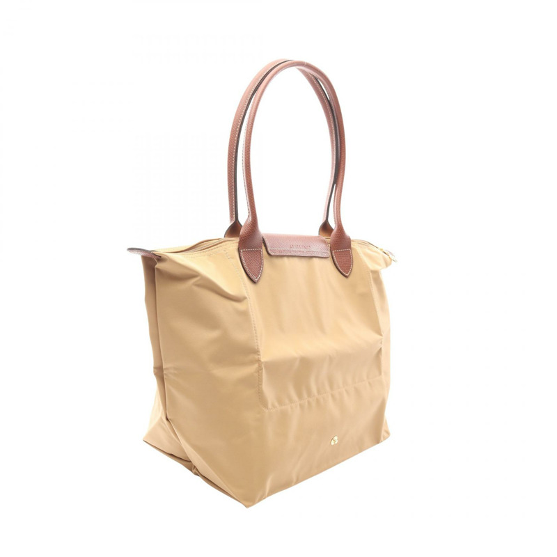 Longchamp Le Pliage Original L 托特包 L1899089P86 帆布皮革棕色 全新 女士-1