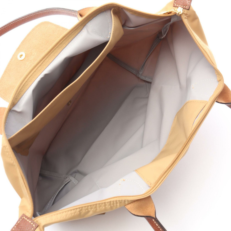 Longchamp Le Pliage Original L 托特包 L1899089P86 帆布皮革棕色 全新 女士-2