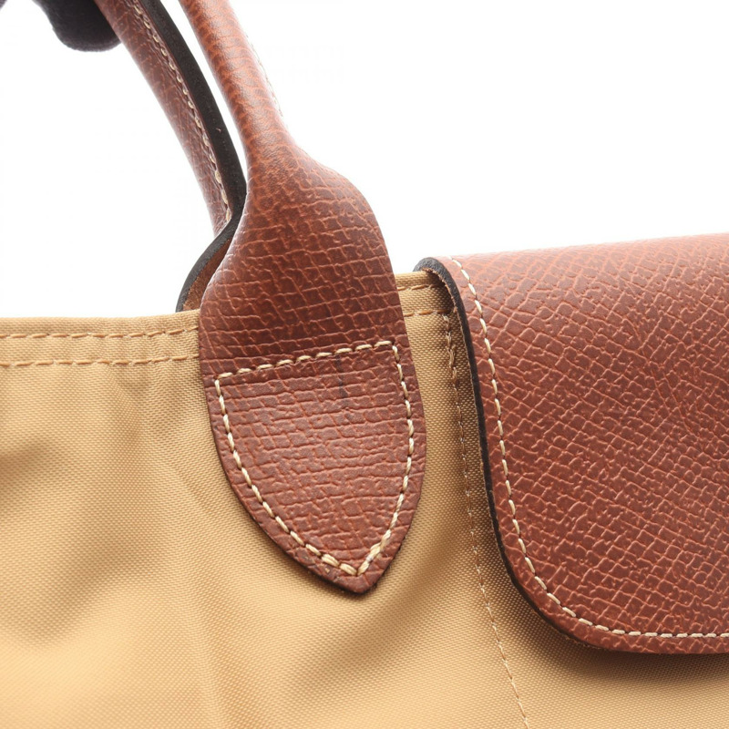 Longchamp Le Pliage Original L 托特包 L1899089P86 帆布皮革棕色 全新 女士-4