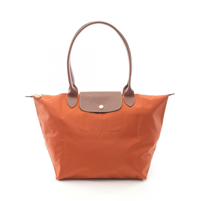 Longchamp Le Pliage Original L 托特包 L1899089P97 帆布皮革棕色 全新 女士-0