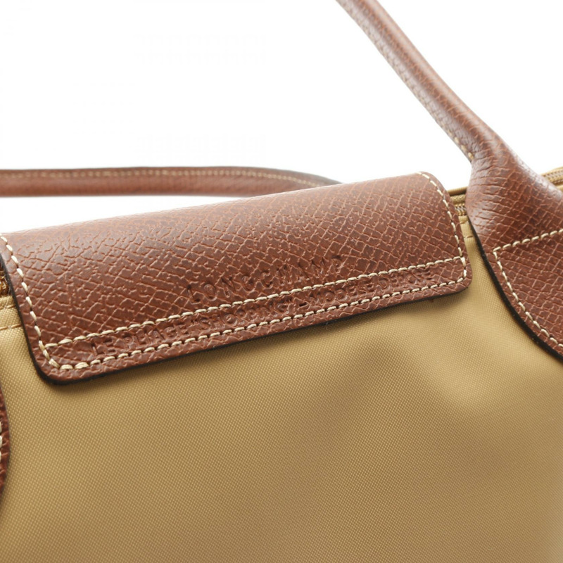 Longchamp LE PLIAGE ORIGINAL M 托特包 L2605089P86 帆布皮革 米色 棕色 全新 女士-2