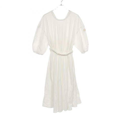 MONCLER 洋裝 S 碼 8I00011 棉滌混紡 白色 二手 女款