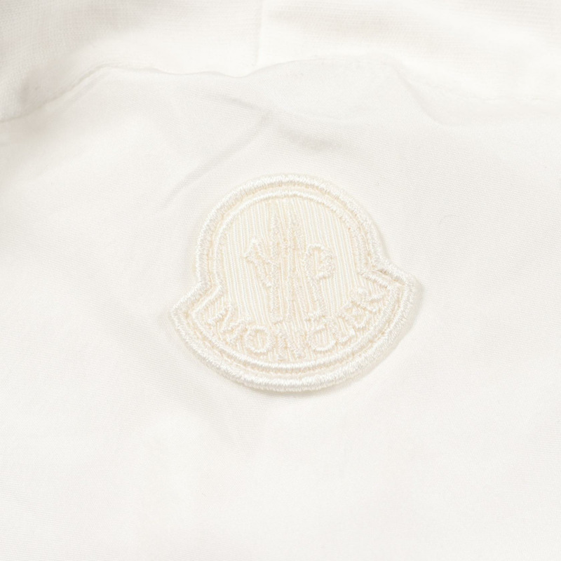 MONCLER 洋裝 S 碼 8I00011 棉滌混紡 白色 二手 女款-5