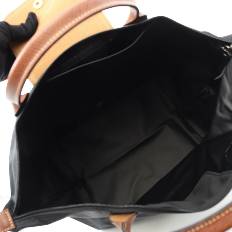 Longchamp Le Pliage Original M 托特包 L1623089001 尼龍皮革 黑色 全新 女士-2