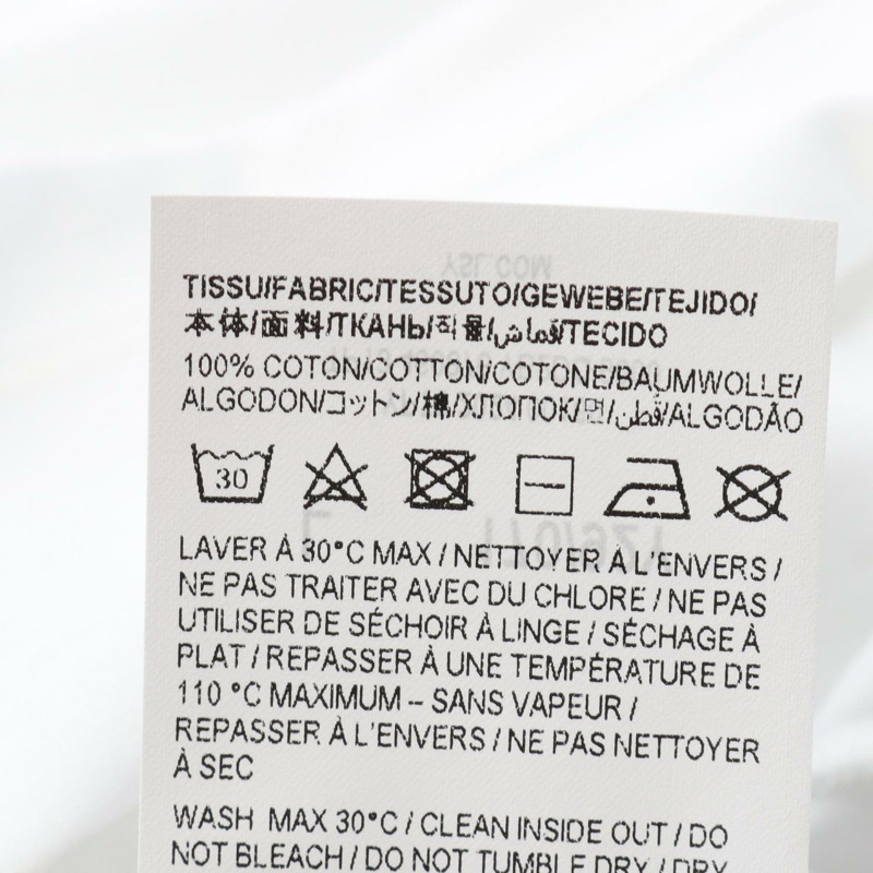 SAINT LAURENT PARIS 短袖T卹 #L 460876YB2DQ9000L 純棉 白色 全新-3