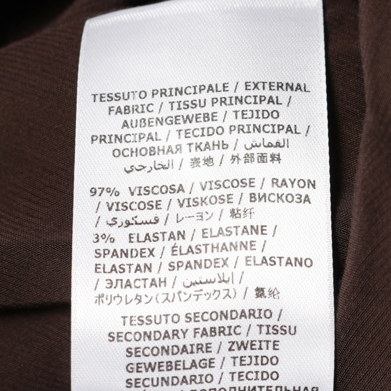 Salvatore Ferragamo 無袖洋裝 #42 棕色人造絲二手女裝-3