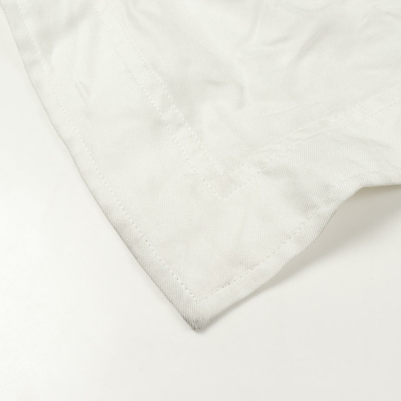 Salvatore Ferragamo 36號無袖絲質洋裝,白色/黑色,二手女款-4