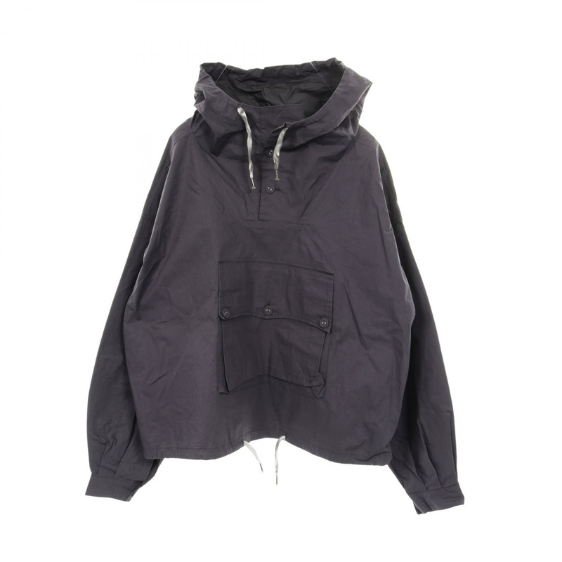 Maison Margiela Anorak 連帽衫 其他外套 S50AM0597 棉 灰色 二手 男士-0