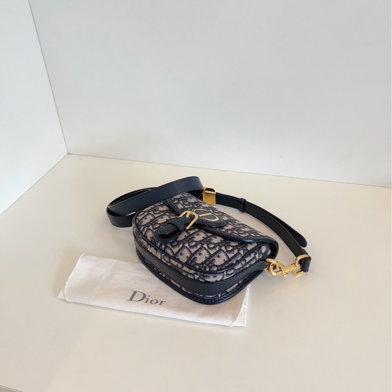 【98新🆕】Dior 老花Bobby小豬馬鞍包 小號 斜挎包 單肩包-5