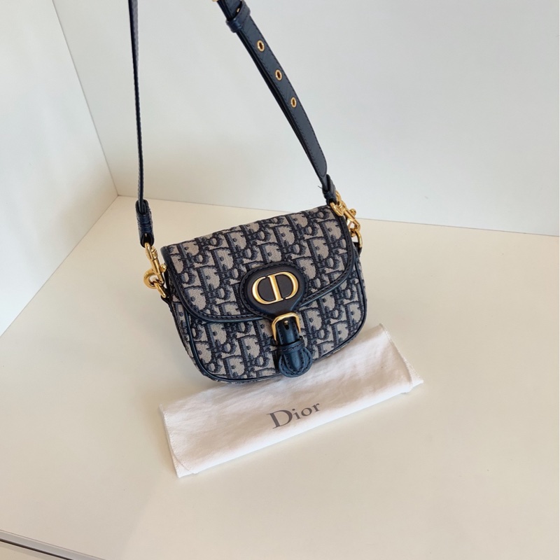 【98新🆕】Dior 老花Bobby小豬馬鞍包 小號 斜挎包 單肩包-6