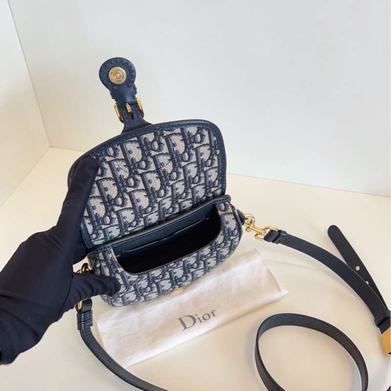 【98新🆕】Dior 老花Bobby小豬馬鞍包 小號 斜挎包 單肩包-7