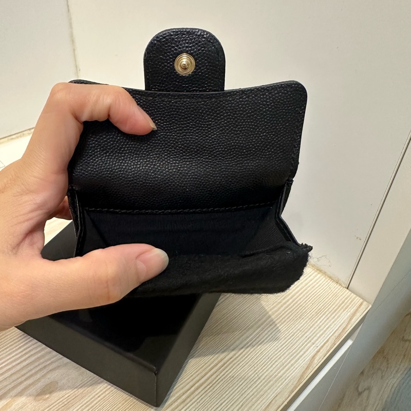全新 CHANEL 三折短夾 雙層 有零錢包-4