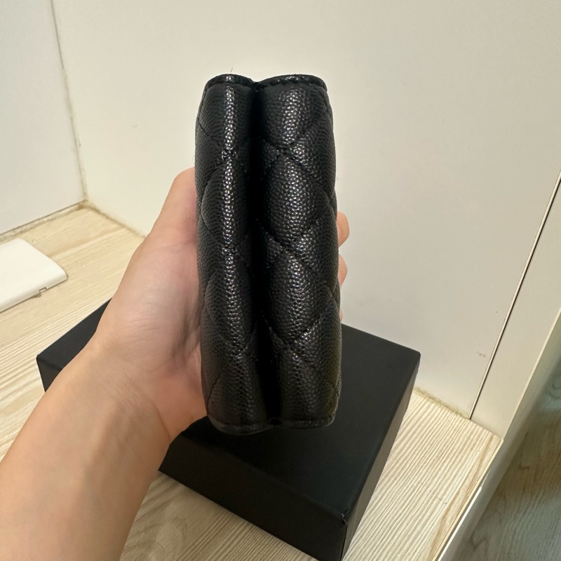 全新 CHANEL 三折短夾 雙層 有零錢包-9