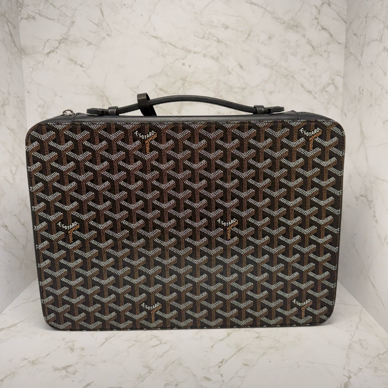 Goyard黑老花手提公事包-1