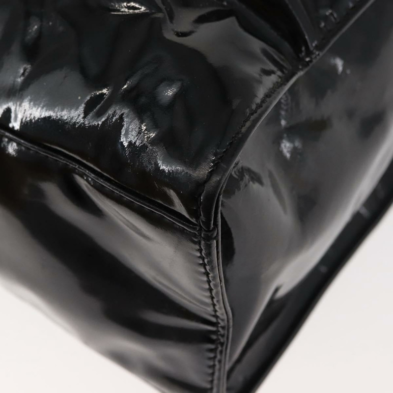 【日本直送】香奈兒 COCO 標誌鏈肩背包 漆皮黑金 CC 標誌 正品 BA3798-16