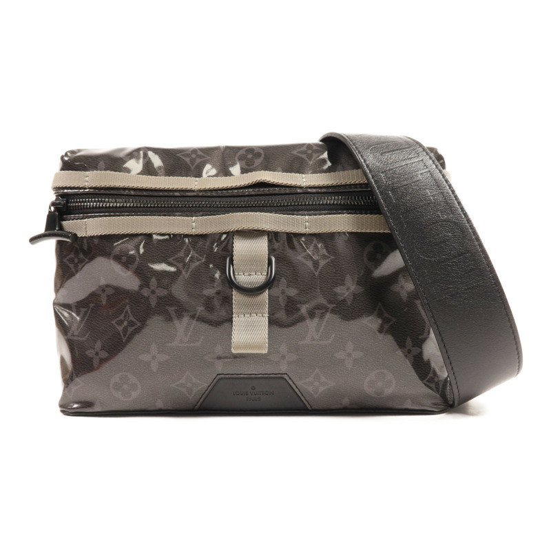 LOUIS VUITTON Monogram Eclipse Glaze Messenger PM肩背袋-0