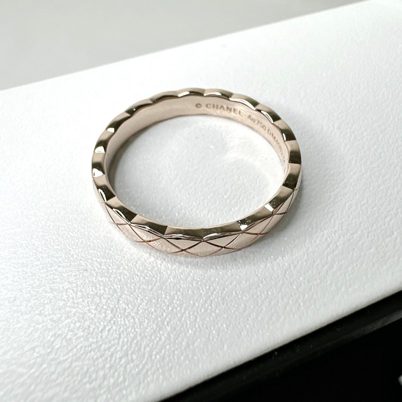 CHANEL COCO CRUSH米金戒指-2
