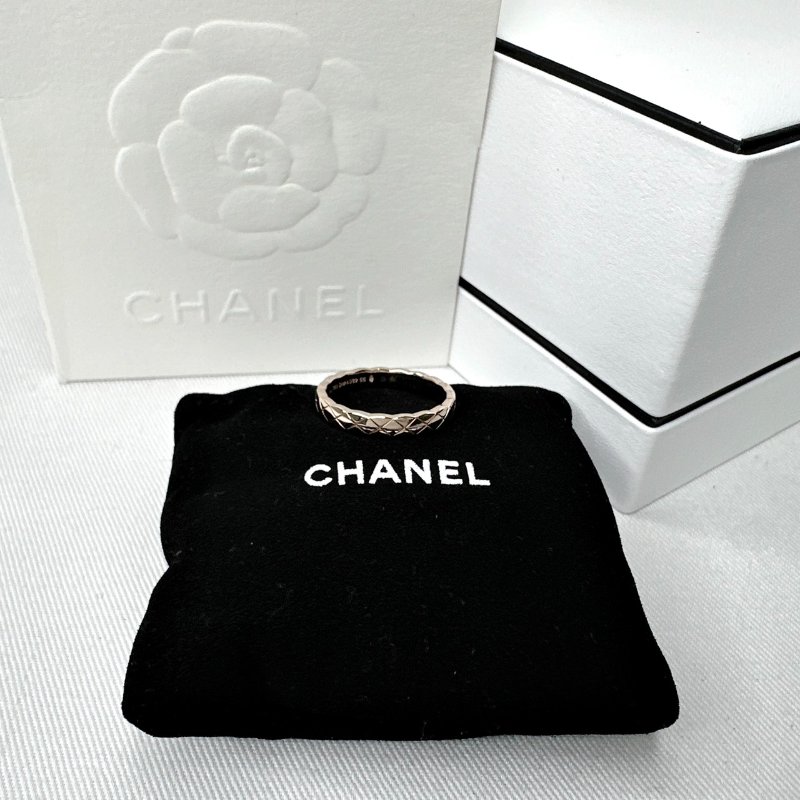 CHANEL COCO CRUSH米金戒指-5