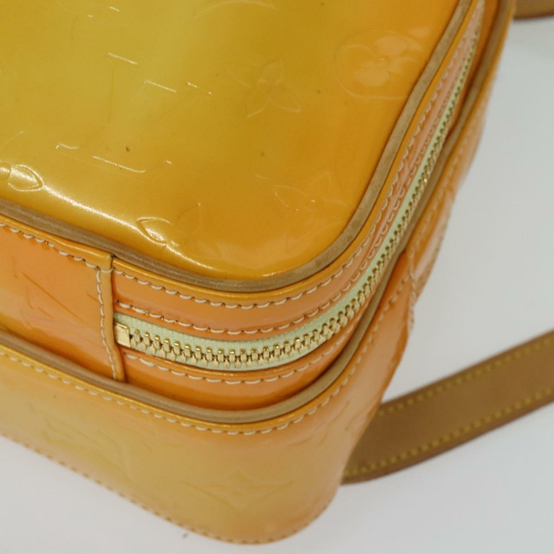 【日本直送】路易威登 Monogram Vernis Marley 雙肩包 黃色 M91040 LV 正品 137398-13